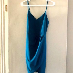 Lulu's Teal Mini Dress